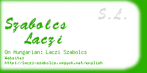 szabolcs laczi business card